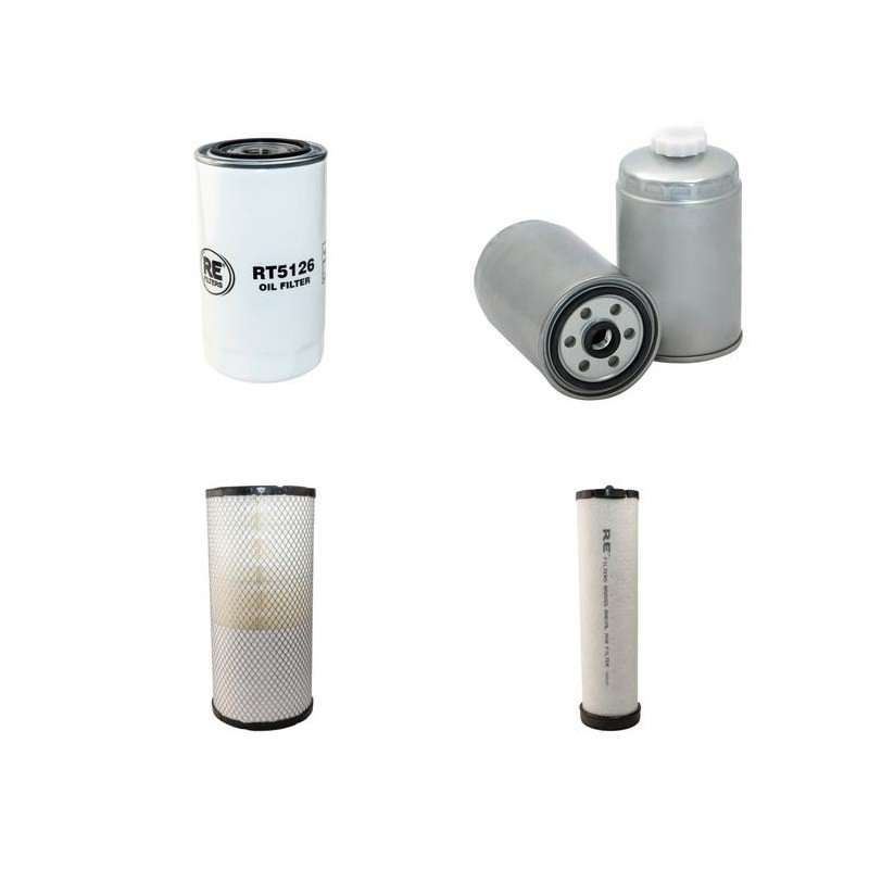 Filter kit for New Holland LM1340 Air Oil Fuel Filters with Iveco F4BE23 Engine