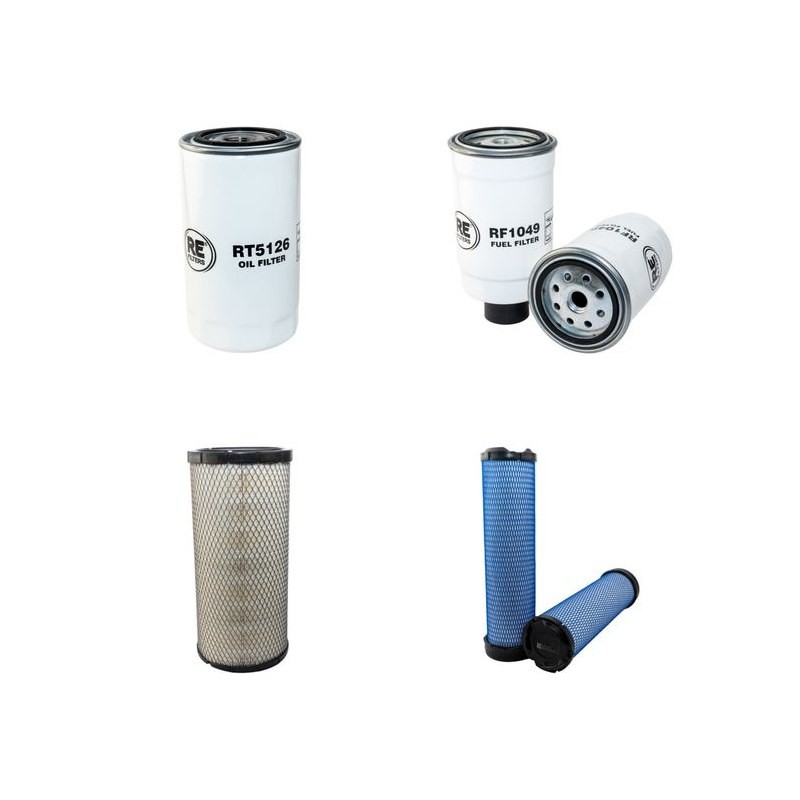NEW HOLLAND LM 435A Filter Service Kit Air Oil Fuel Filters w/Iveco  Eng.   YR  2003-