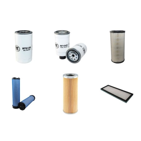 Filter kit for New Holland LM445A with New Holland Engine