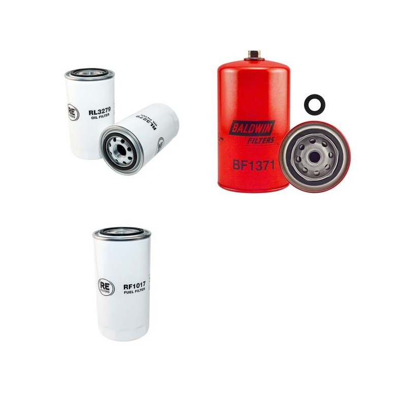 NEW HOLLAND LM 7.42 ELITE Filter Service Kit Air Oil Fuel Filters w/FPT  Eng.   YR  2013- 121 CH