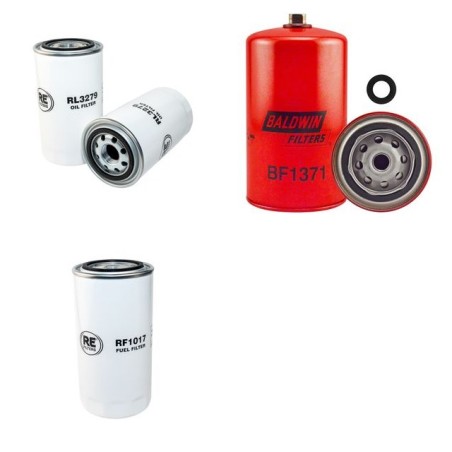 NEW HOLLAND LM 7.42 ELITE Filter Service Kit Air Oil Fuel Filters w/FPT  Eng.   YR  2013- 121 CH