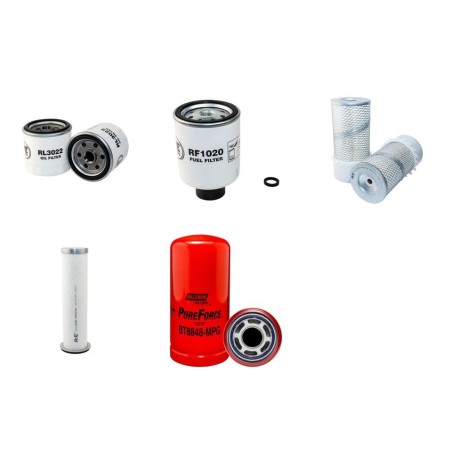 Filter kit for New Holland LS140 with Shibaura 843-2L45X Engine