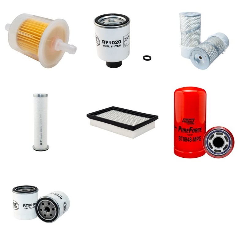 Filter kit for New Holland LS160 with Shibaura Engine
