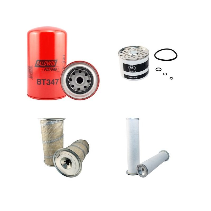 Filter kit for New Holland SB52 Air Oil Fuel Filters with Iveco Engine