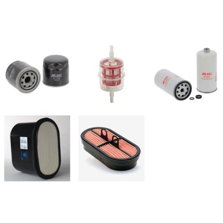 Filter kit for New Holland T4050F Air Oil Fuel Filters with CNH Engine Year 2011-