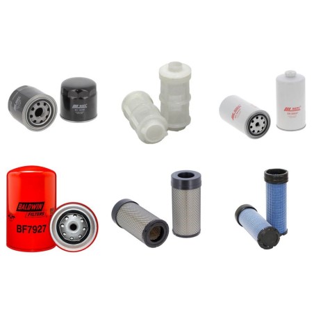 Filter kit for New Holland T5.105 with FPT F5C Engine Year 2012- 107 CH