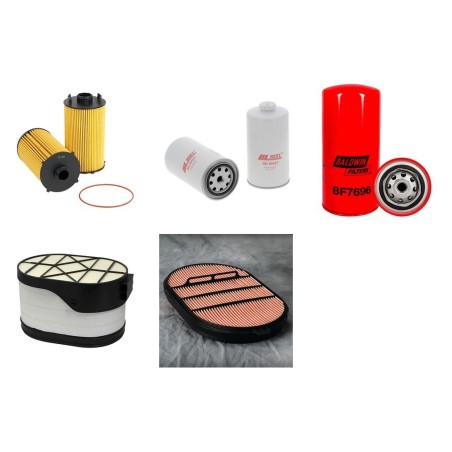 Filter kit for New Holland T8.330 Air Oil Fuel Filters with CNH Engine Year 2012- 284 CH