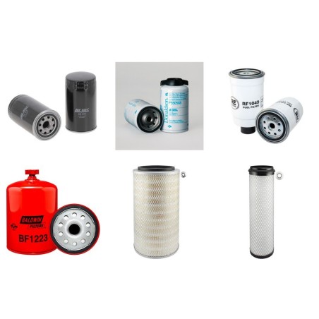 Filter kit for New Holland TC54 Air Oil Fuel Filters with Ford 4.05T/675T/WP Engine