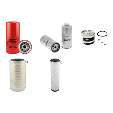 Filter kit for New Holland TF42 Air Oil Fuel Filters with Fiat 8361SI10 Engine