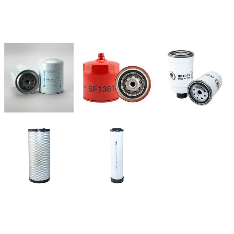 Filter kit for New Holland TL70 Air Oil Fuel Filters with CNH Engine