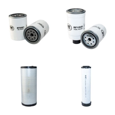 Filter kit for New Holland TN75VA Air Oil Fuel Filters with New Holland Engine