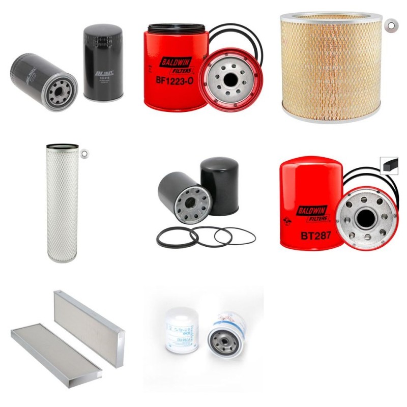 Filter kit for New Holland TR88 with Ford 6/456T Engine