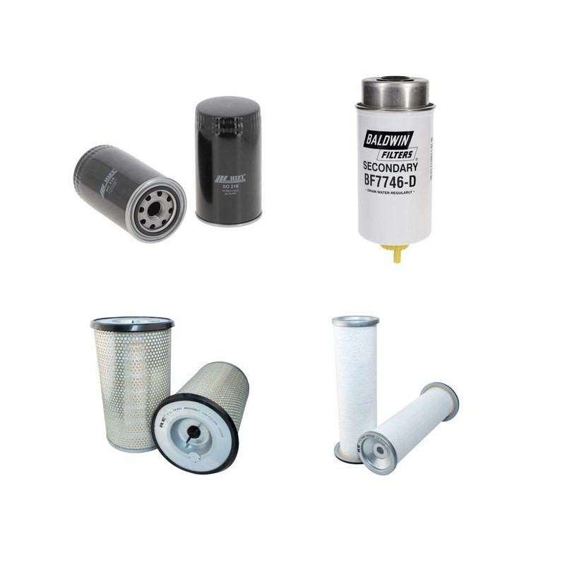 Filter kit for New Holland TS90 Air Oil Fuel Filters with New Holland Engine Year 01.98-