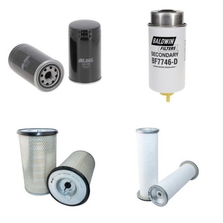 Filter kit for New Holland TS90 Air Oil Fuel Filters with New Holland Engine Year 01.98-