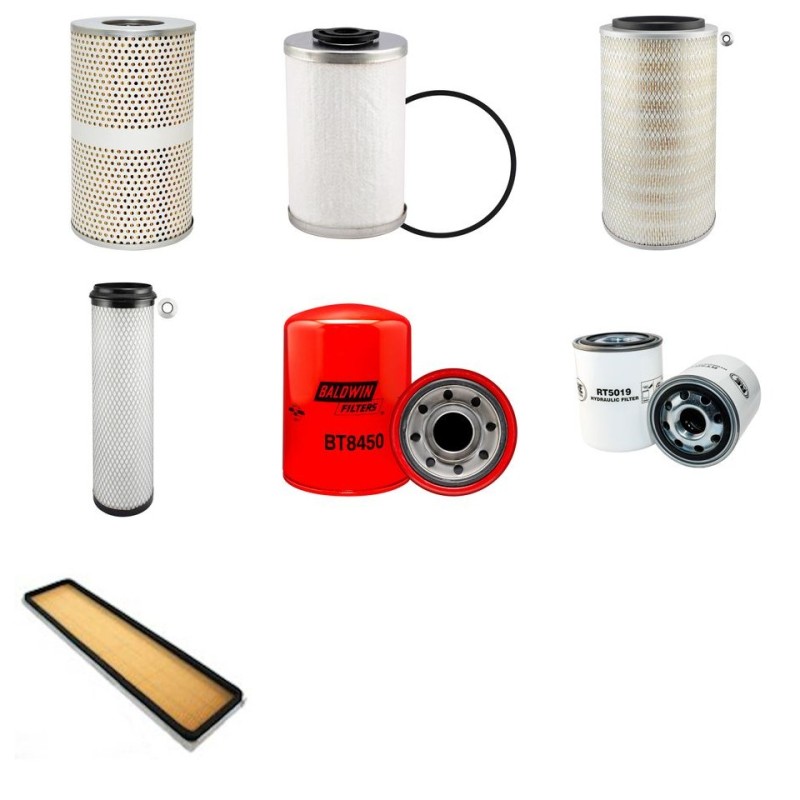 Filter kit for New Holland TX34 with Mercedes OM352A Engine