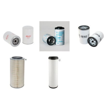 Filter kit for New Holland TX34 Air Oil Fuel Filters with Ford 678HTA Engine