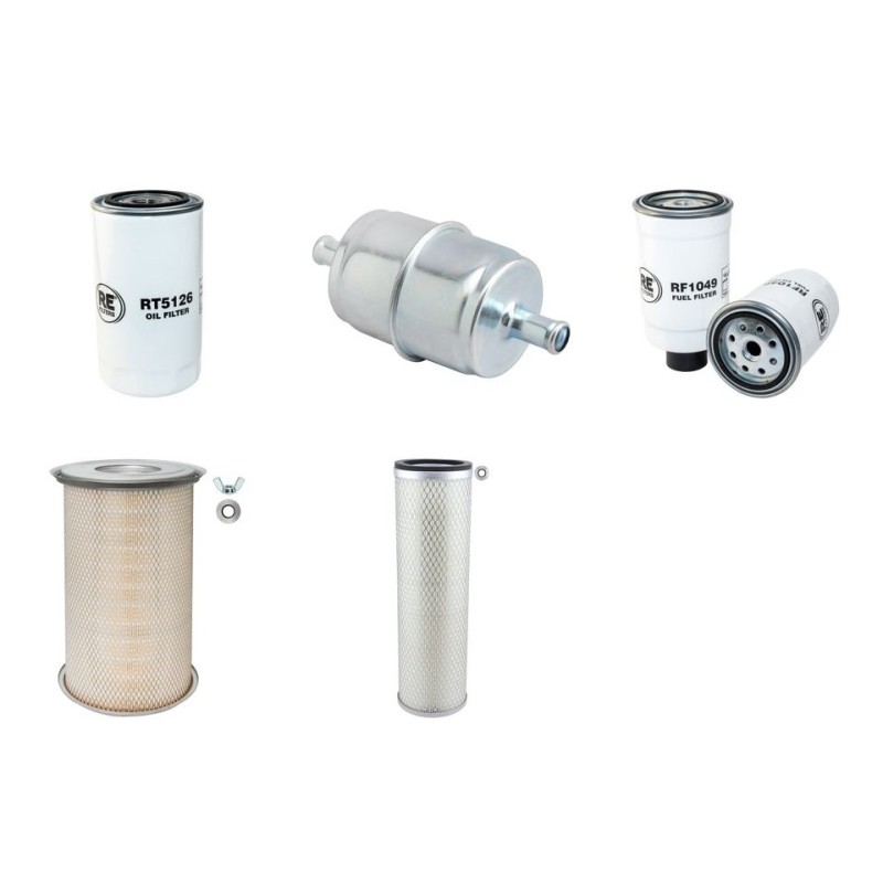Filter kit for New Holland VM4090 Air Oil Fuel Filters with New Holland Engine