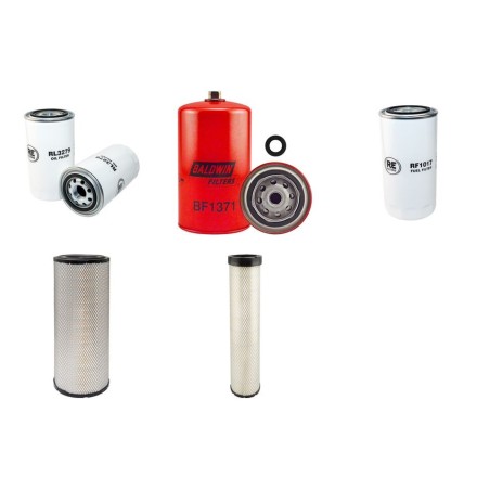 Filter kit for New Holland W170C Air Oil Fuel Filters with CNH F4HFE613Y Engine Year 2012- TIER III