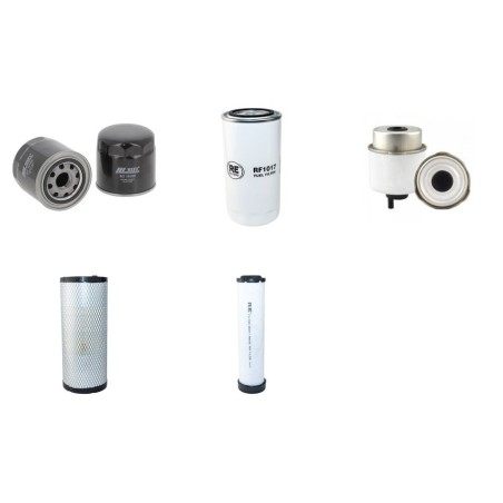 NEW HOLLAND W 80 C Filter Service Kit Air Oil Fuel Filters w/CNH F5C Eng.   YR  2014-  TIER 4I