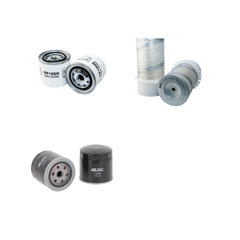NISSAN DF 05 Filter Service Kit Air Oil Fuel Filters w/Nissan TB42 Eng.   YR  5.88-