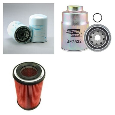 NISSAN 4X4 NAVARA 2.5 DTI Filter Service Kit w/ TD25 Eng.   YR  02.98-04.02 107CH D22