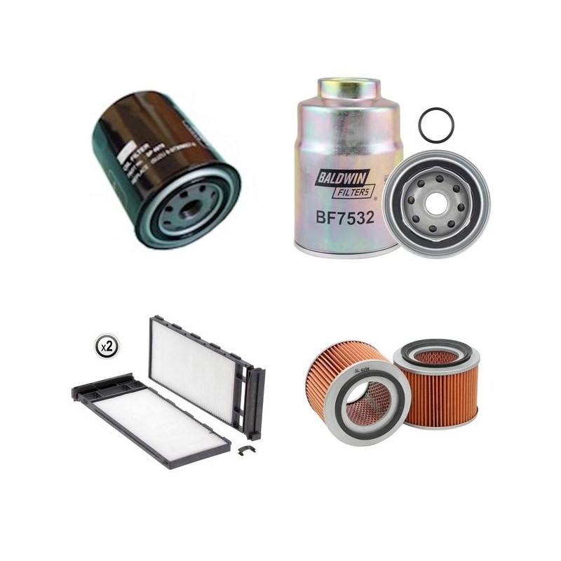 NISSAN 4X4 PATROL GR 2.8 TDI Filter Service Kit w/ RD28ETI Eng.   YR  06.97-05.00 129 CH Y61