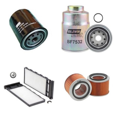 NISSAN 4X4 PATROL GR 2.8 TDI Filter Service Kit w/ RD28ETI Eng.   YR  06.97-05.00 129 CH Y61