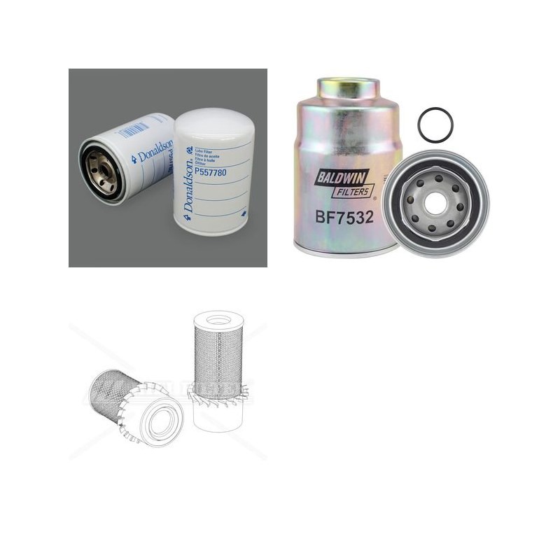NISSAN VU/LT/LW L 35.085 Filter Service Kit w/ BD30 Eng.   YR  04.93-