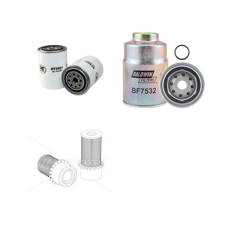 NISSAN VU/LT/LW L 60.4.0 D Filter Service Kit w/ B440II Eng.   YR  02.93- 66 CH