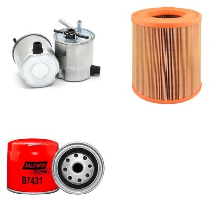 NISSAN VU/LT/LW NT 400 35.14 Filter Service Kit w/NISSAN YD25 Eng.   YR  07.14- 136 CH