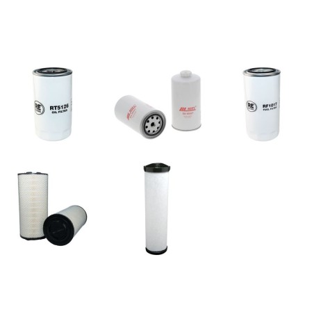 NOE RITTER NF 210-6 R Filter Service Kit Air Oil Fuel Filters w/IVECO 6CYL Eng.