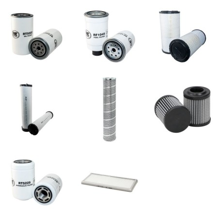 NORCAR-LOGSET 5 F PREMIUM Filter Service Kit w/Perkins  Eng.
