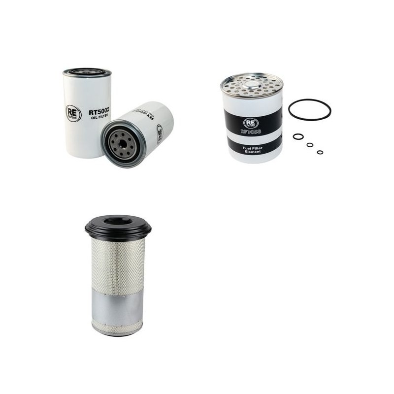 NORCAR-LOGSET 504 F Filter Service Kit Air Oil Fuel Filters w/Perkins  Eng.