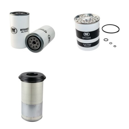 NORCAR-LOGSET 504 F Filter Service Kit Air Oil Fuel Filters w/Perkins  Eng.