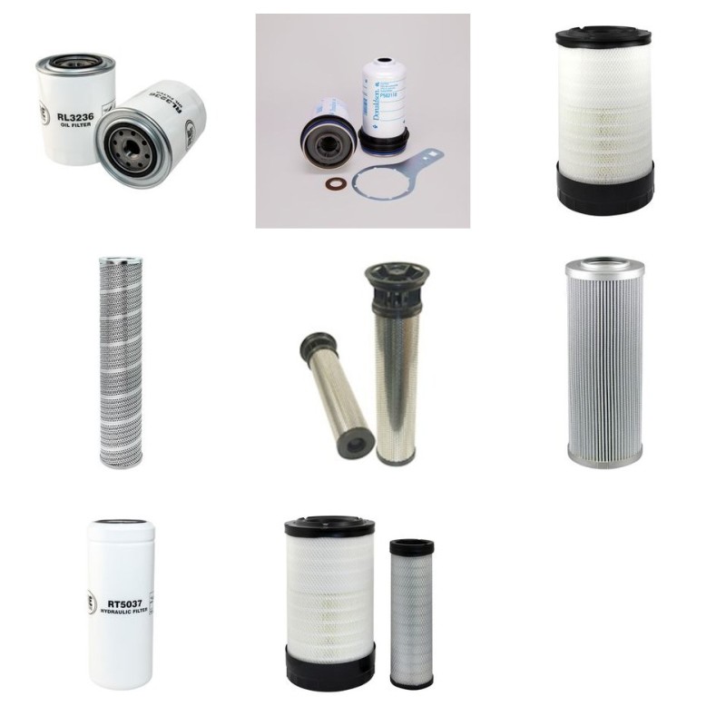 NORCAR-LOGSET 8 H GT Filter Service Kit w/SISU 74AWI Eng.