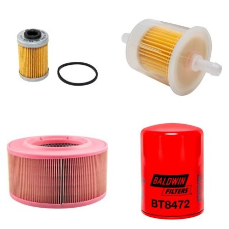 OIL&amp/STEEL OCTOPUSSY 1690 Filter Service Kit w/Hatz 1D90C Eng. 2007