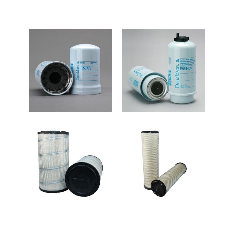 OM TRACK ARGO Filter Service Kit Air Oil Fuel Filters w/JOHN DEERE 6068HF285 Eng.   YR  2010