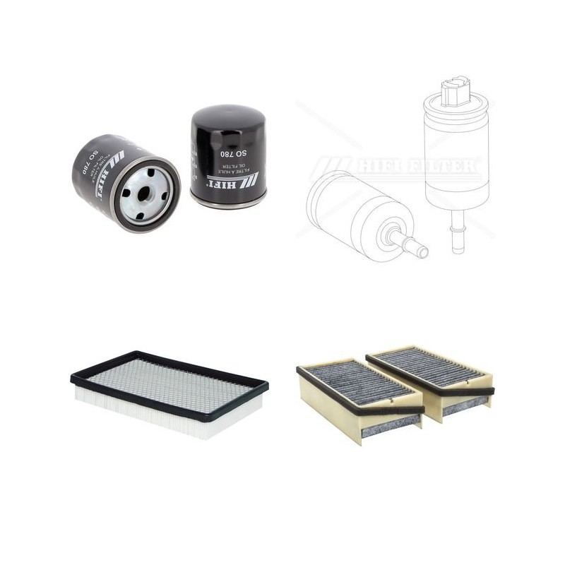 OPEL SINTRA 2.2I 16V Filter Service Kit w/ X22XE Eng.   YR  11.96-06.99 141 CH