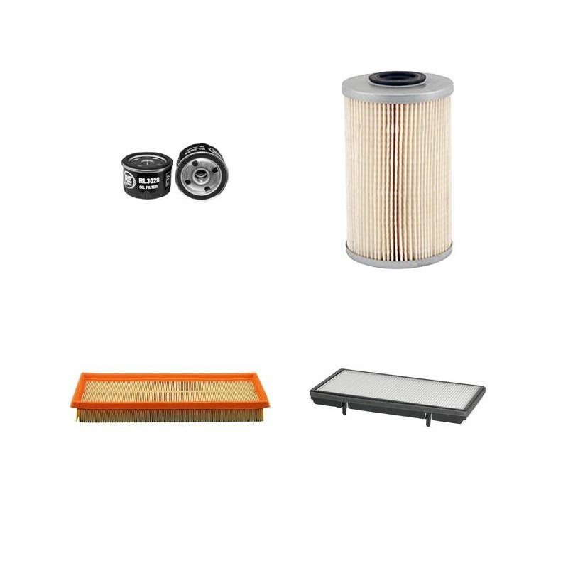 OPEL VU/LT/LW VIVARO 1.9 CDTI Filter Service Kit w/ F9Q760 Eng.   YR  09.04- 82 CH