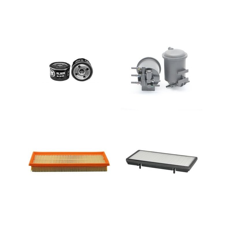 OPEL VU/LT/LW VIVARO 1.9 DI Filter Service Kit w/ F8Q Eng.   YR  06.01-08.04 80 CH