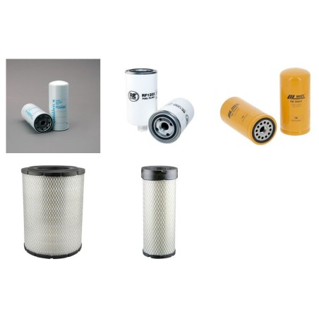 PEGSON 800/550 Filter Service Kit Air Oil Fuel Filters w/CAT  Eng.
