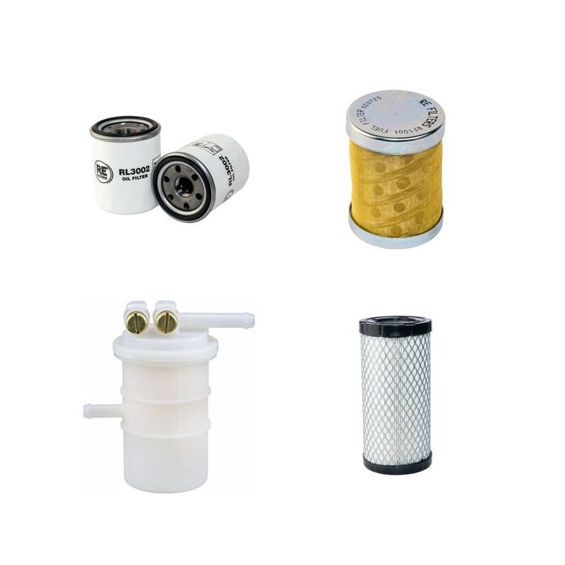 PELJOB EB 150 XT/XR Filter Service Kit Air Oil Fuel Filters w/Mitsubishi L3E Eng.      261