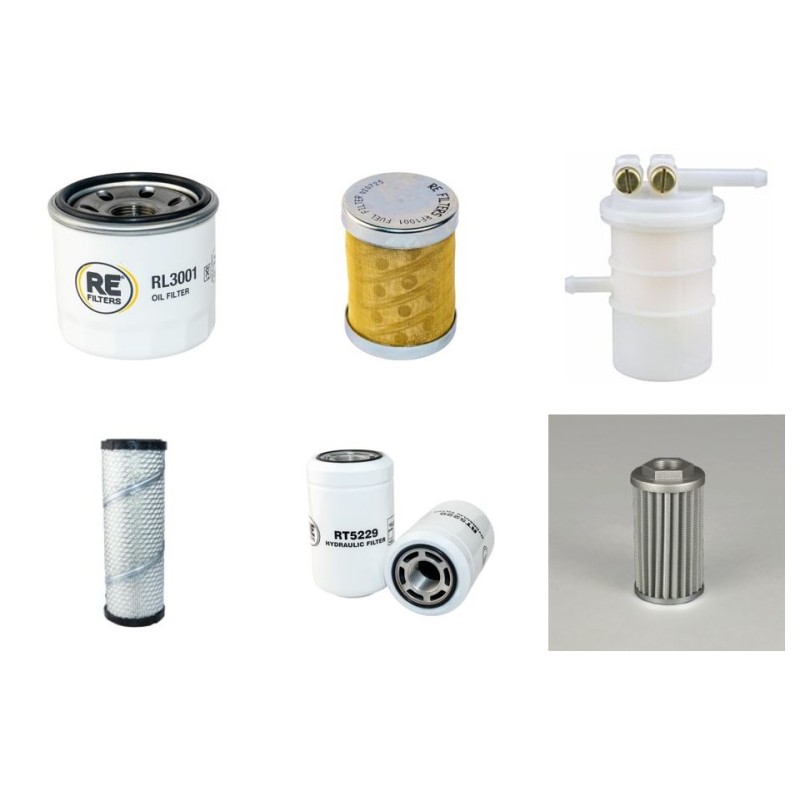 PELJOB EB 25.4 Filter Service Kit w/Yanmar  Eng. SN  -21358