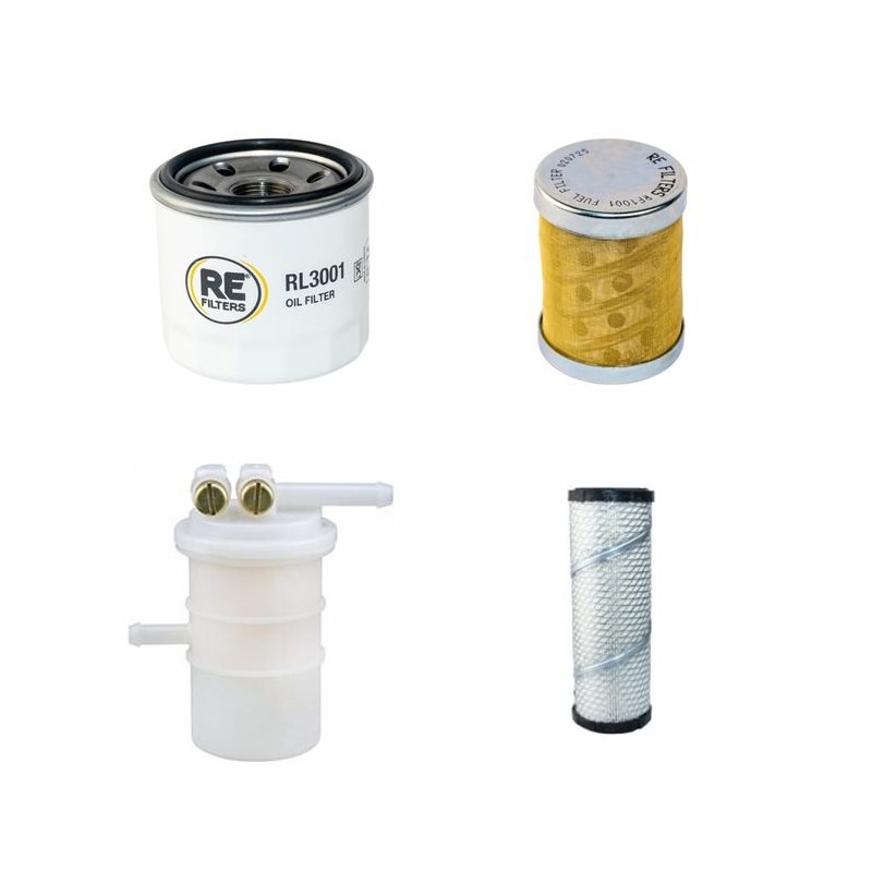 PELJOB EB 25.4 Filter Service Kit Air Oil Fuel Filters w/Yanmar  Eng. SN  -21358