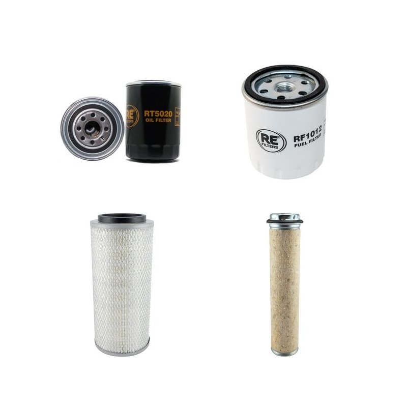 PELJOB P 90 Filter Service Kit Air Oil Fuel Filters w/Deutz BF4M1012 Eng.