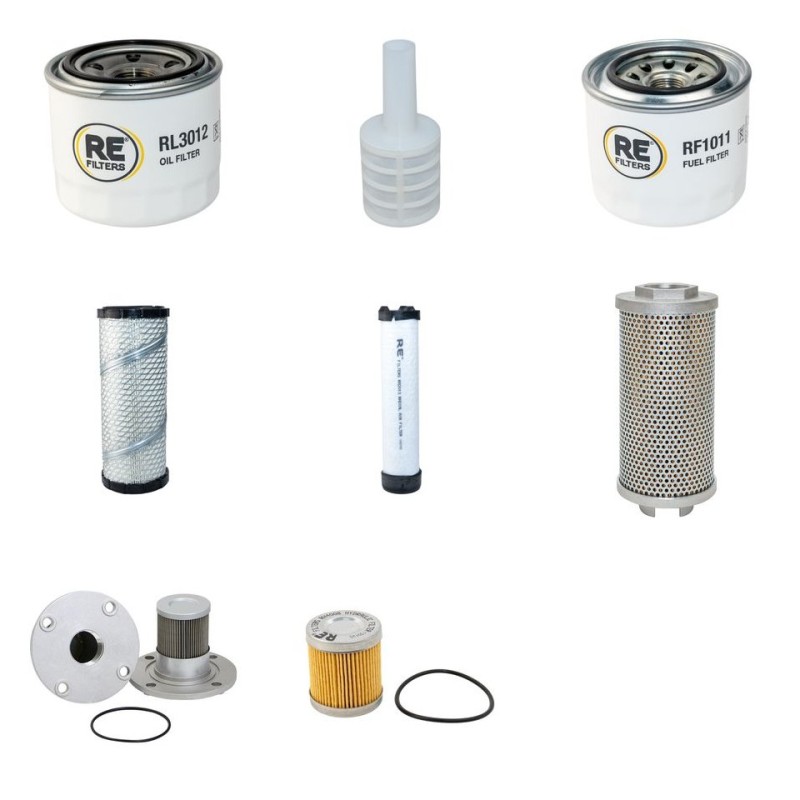 AIRMAN AX 50 U-4 Filter Service Kit w/Yanmar 4TNV88-N Eng.   YR  -2009