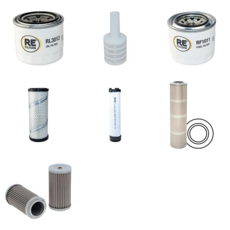 AIRMAN AX 50 U-4 Filter Service Kit w/Yanmar 4TNV88-N Eng. SN  010001- YR  2009-