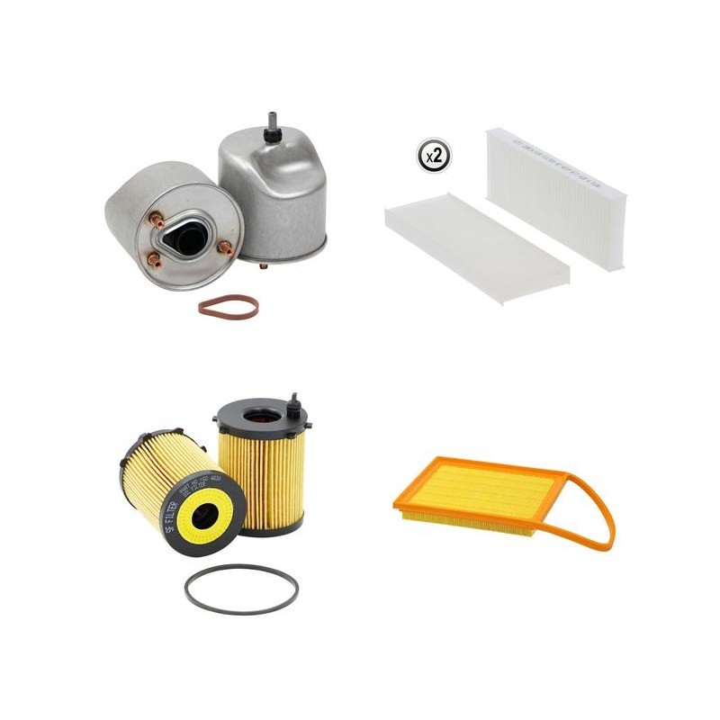 PEUGEOT 301 1.6 HDI Filter Service Kit w/ DV6DTED Eng.   YR  01.13- 92 CH