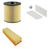 PEUGEOT 301 1.6 VTI Filter Service Kit w/ EC5 Eng.   YR  01.13- 115 CH