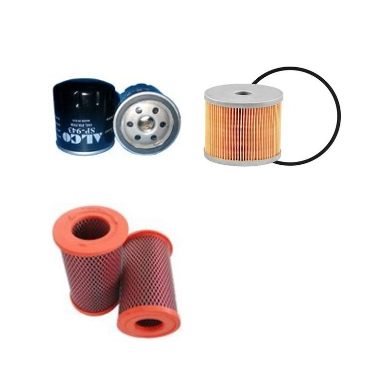 PEUGEOT 604 2.5 TURBODIESEL Filter Service Kit w/ XD3T Eng.   YR  08.83-12.86 90 CH